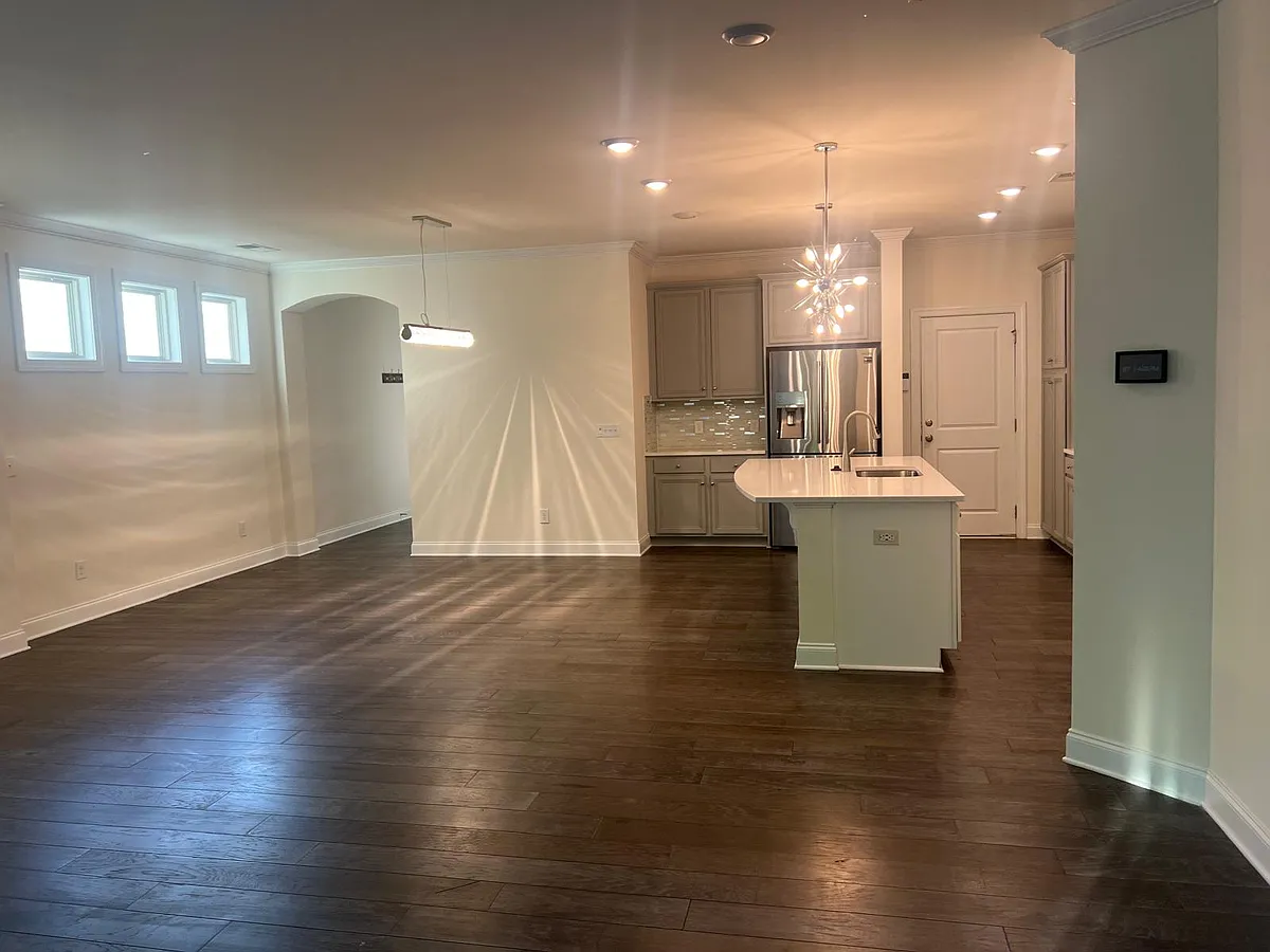 Open Living room and kitchen - 11805 Clems Branch Dr