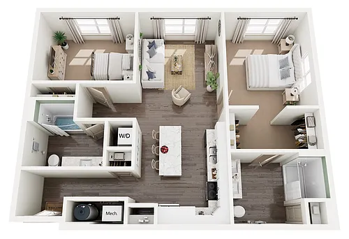 Floor plan B3a