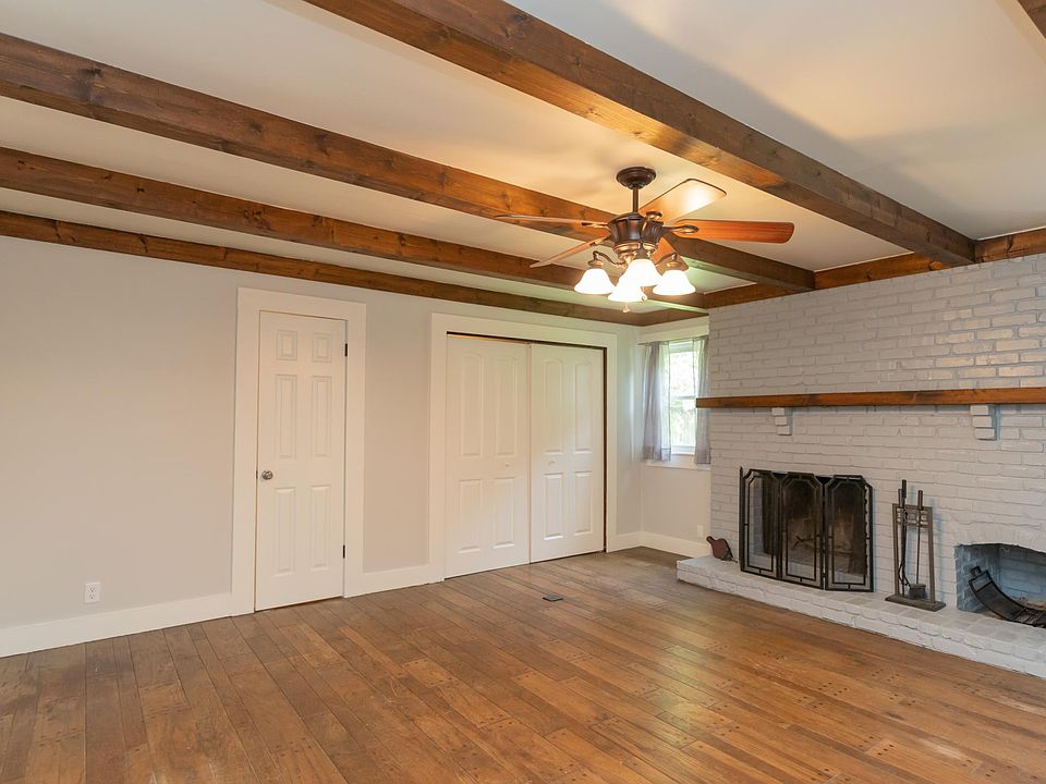 Family Room with Wood Burning Fireplace