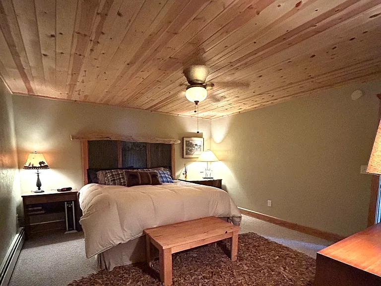 Spa-like serenity with high-end King mattress in large master.