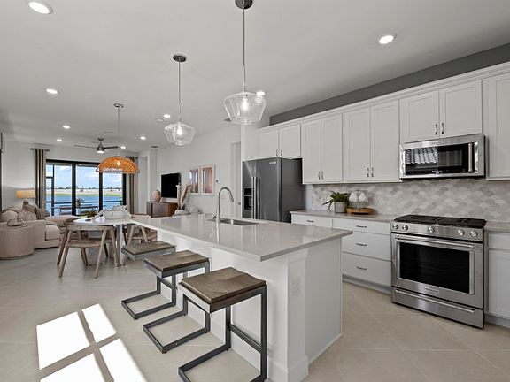 Open concept kitchen