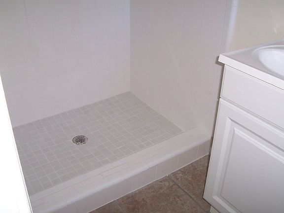New tile, master shower