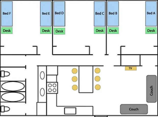 Floor Plan 3x2 Floor Plan 3x2