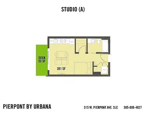 Floor plan STUDIO (A)