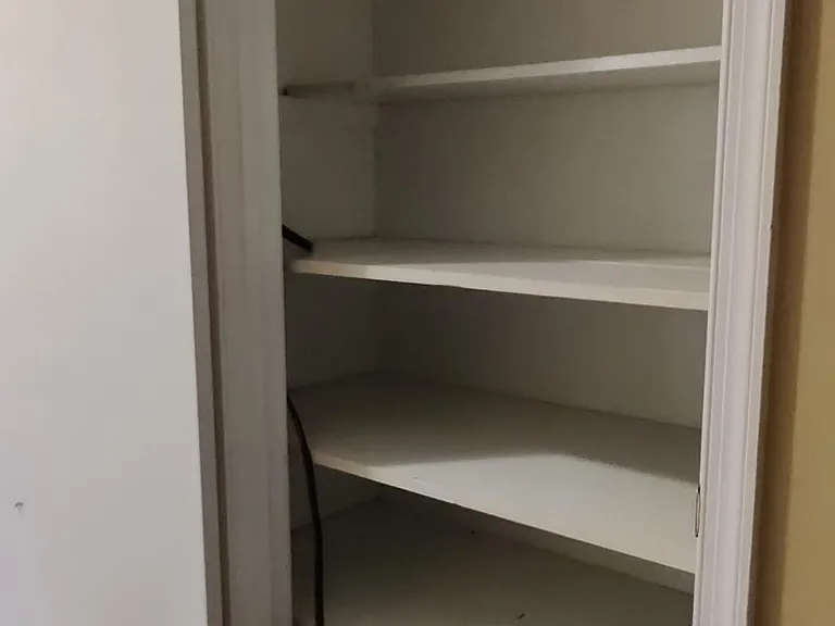 Upstairs hall closet