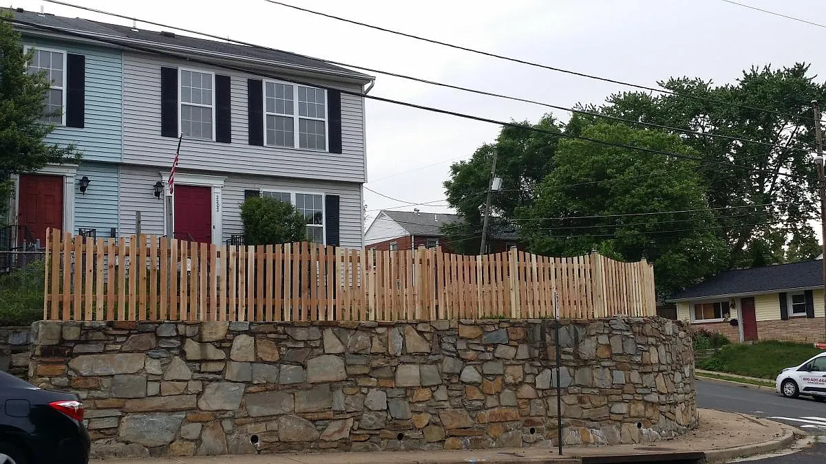New picket fence in front and side yards! - 2202 S Nelson St