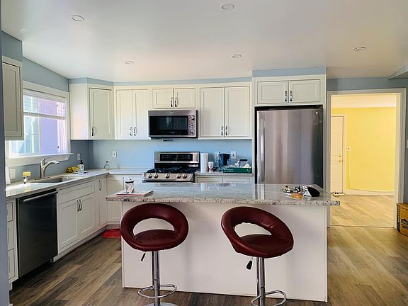 Open Kitchen Plan. 
View from the Living Room