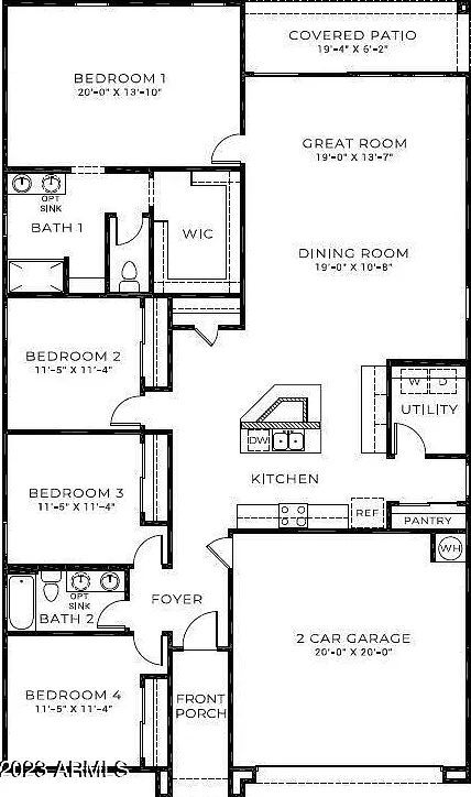 4 bed, 2051 sqft, $1,999 — Photo 2