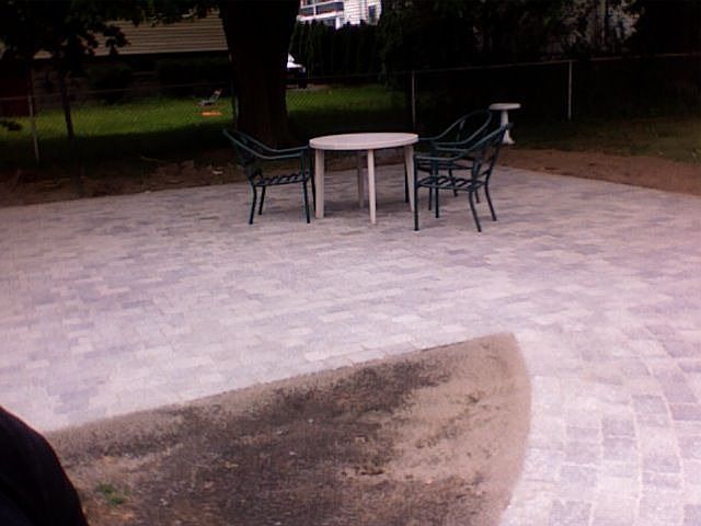 New back yard patio