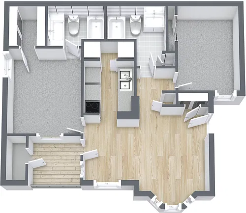 Floor plan B1