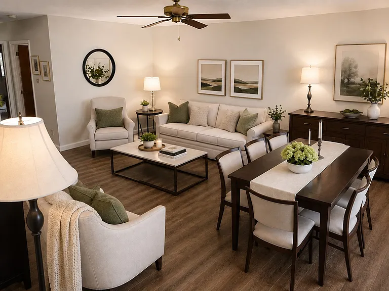Living room area