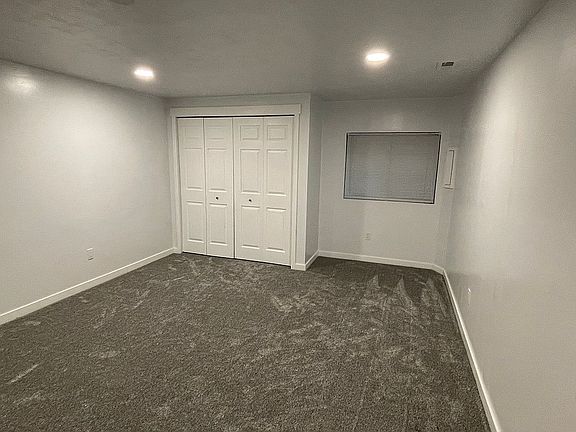 Finished basement bedroom