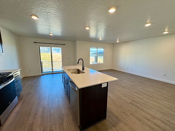 Spacious open concept floor plan on the main floor.