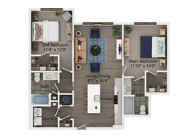 Floor plan B1-S