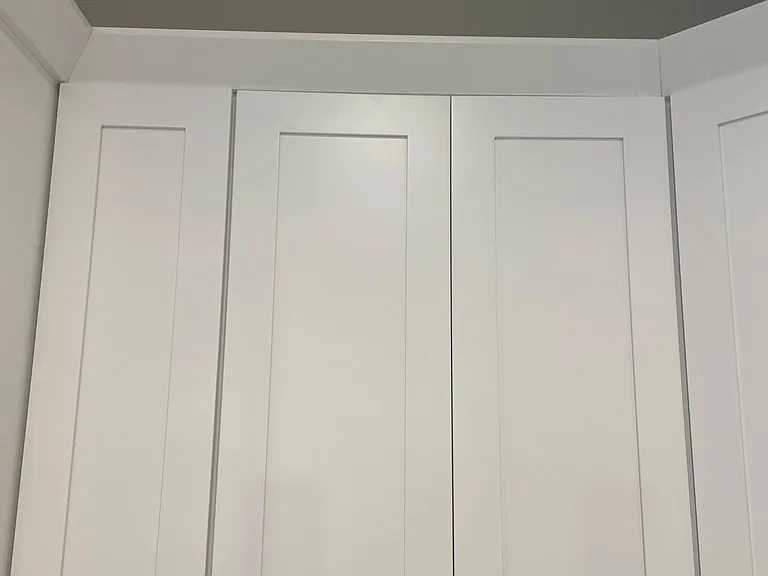 42 inch custom cabinetry with crown molding