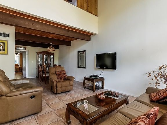 Living-room with Double Height Ceilings