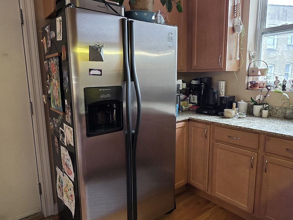 Kitchen, door to the back deck