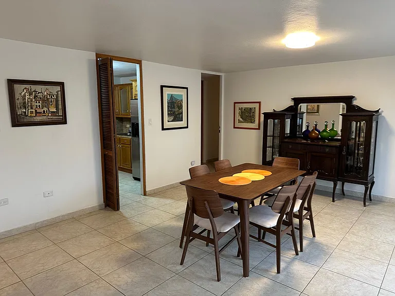 Living and dining space