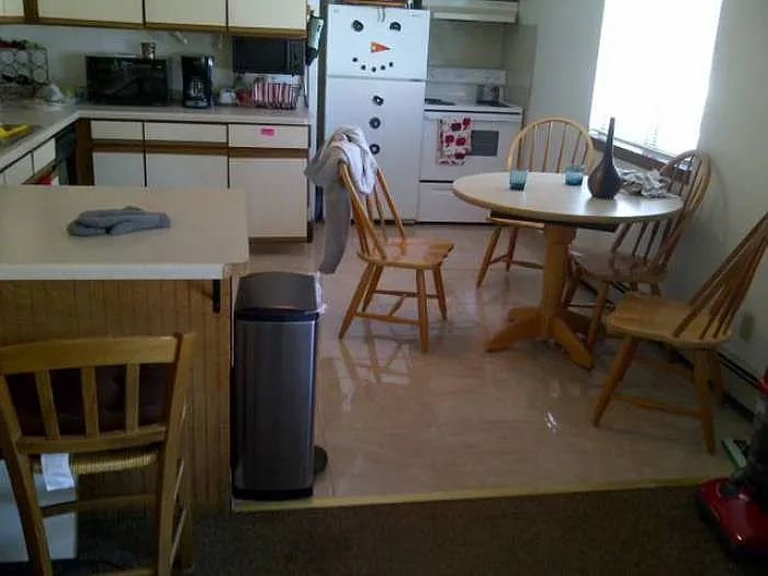 Marble tile just put in!