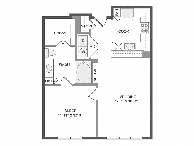 Floor plan A1