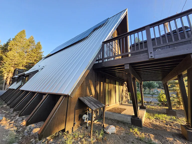 Solar Panels with Two Battery Back-ups means reliable clean power!