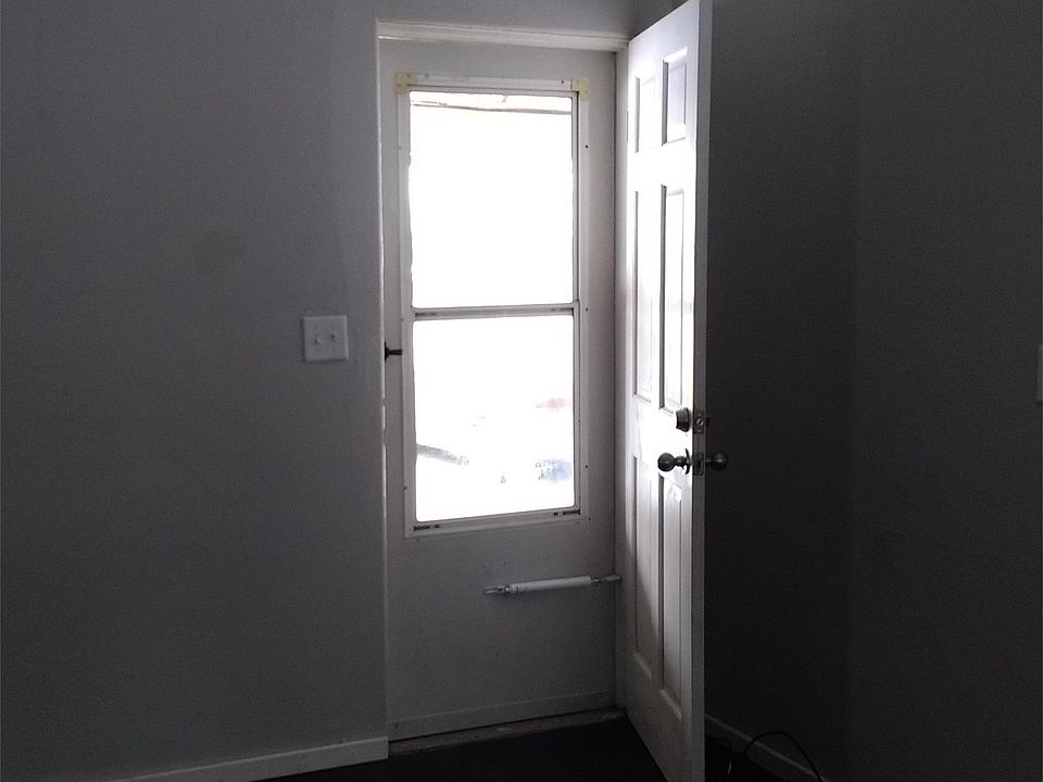 View of entry from kitchen area