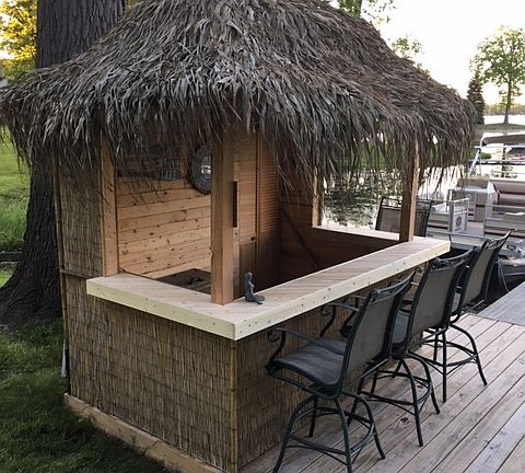 5 x 8 Tiki bar 