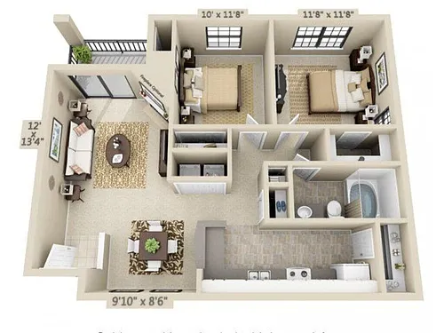 Floor plan Florence (B1)