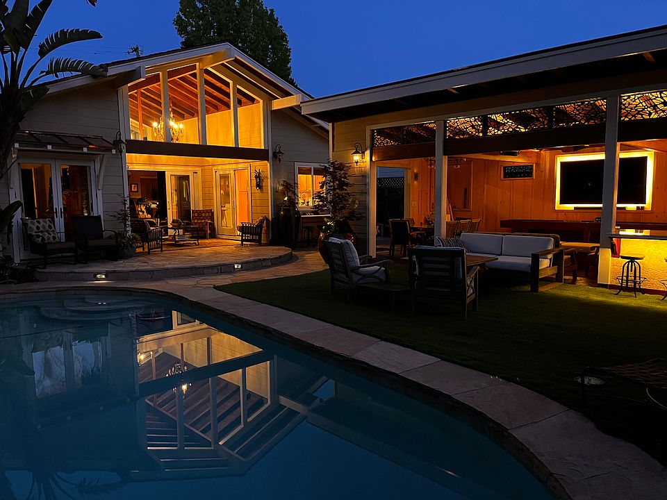 Backyard of main house- not part of rental area, and not visible from rental