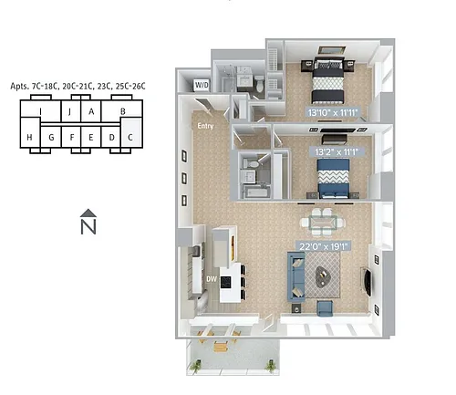 Floor plan 770-7C-26C