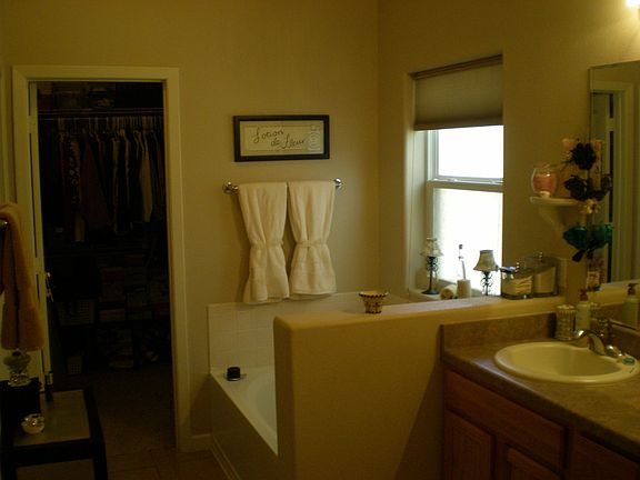 Master Bathroom has garden tub, separate shower, and dual si