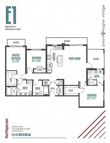 Floor plan E1