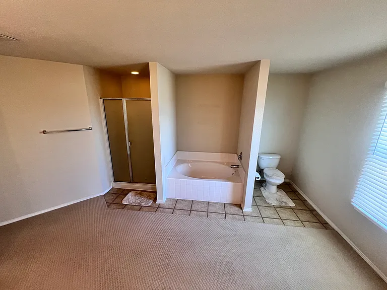 Master bathroom wide angle
