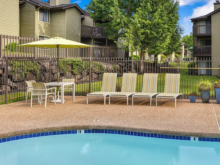 Outdoor Swimming Pool Lounge Area