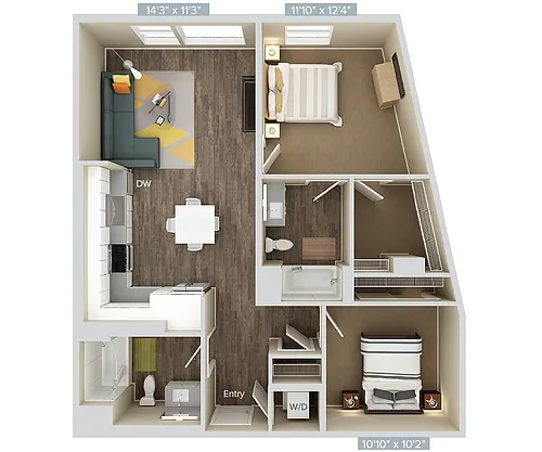 Floor plan B9-1020