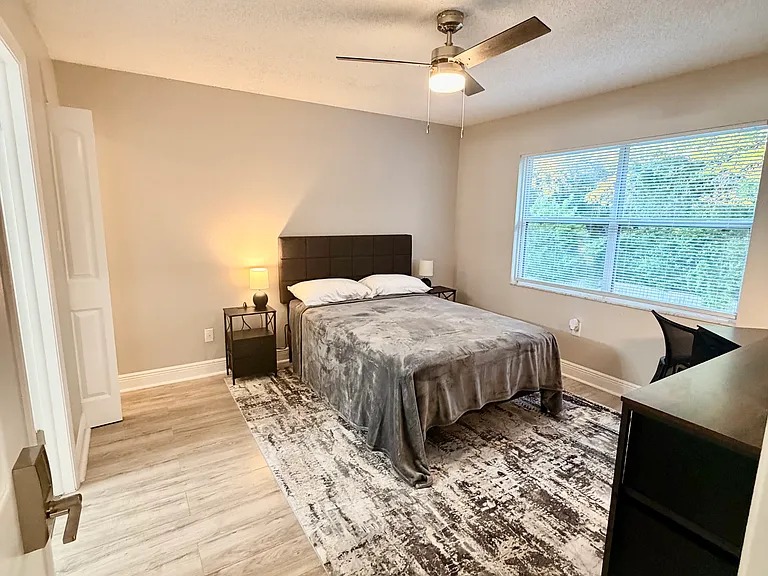 First bedroom - fully furnished