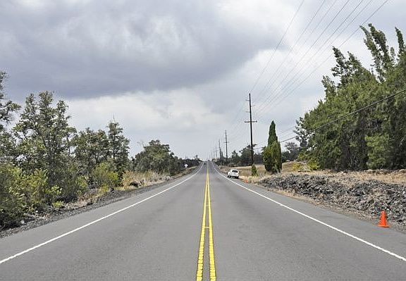  View in the direction of Milolii along Mamalahoa Hwy -Lot 4 is on Right