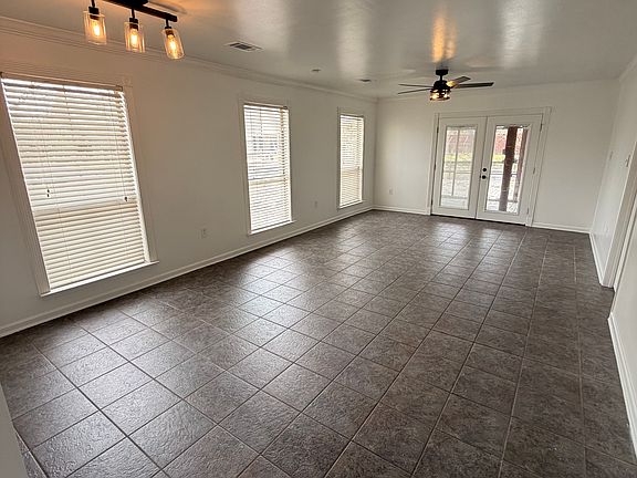 Living room and dining area