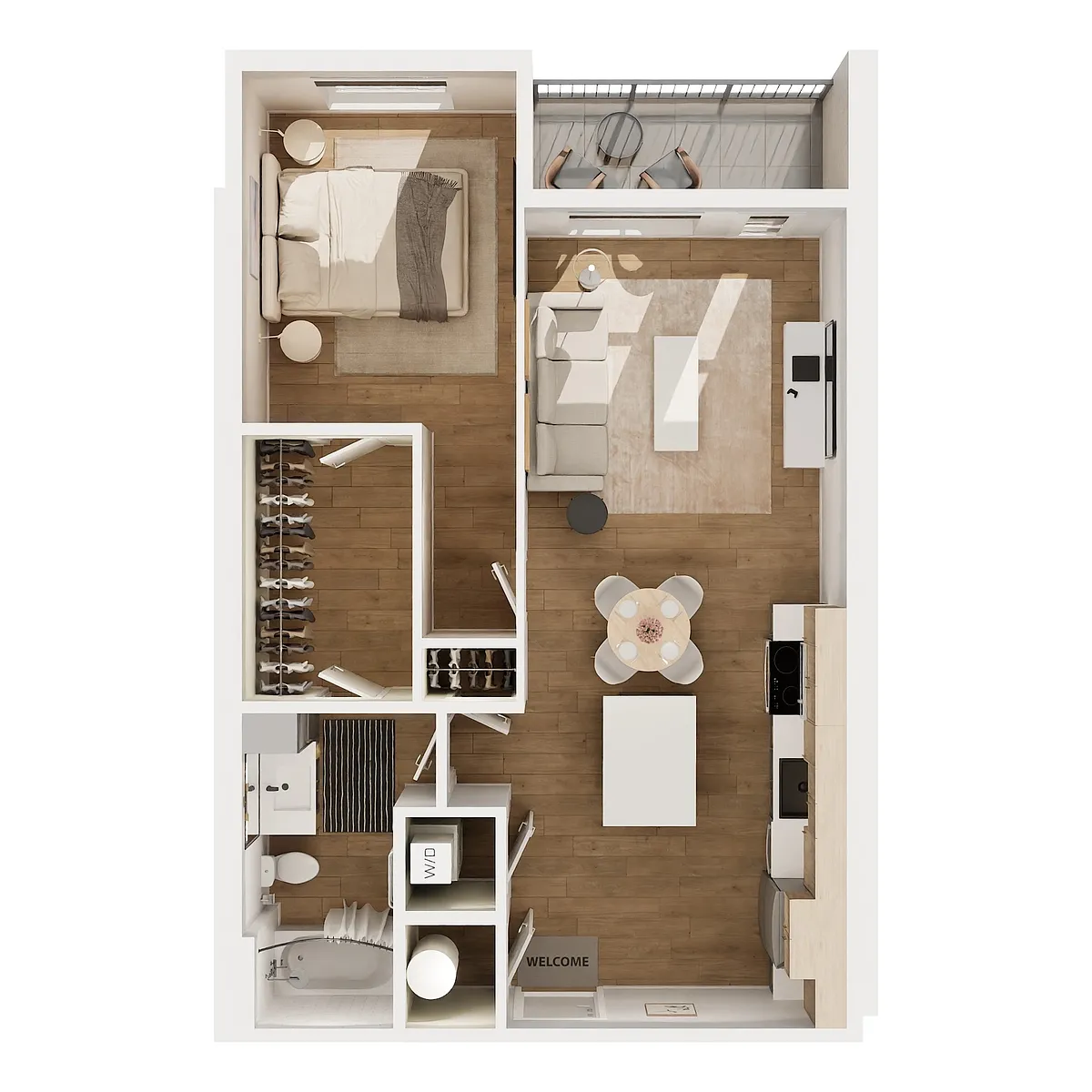 Floor plan A2A