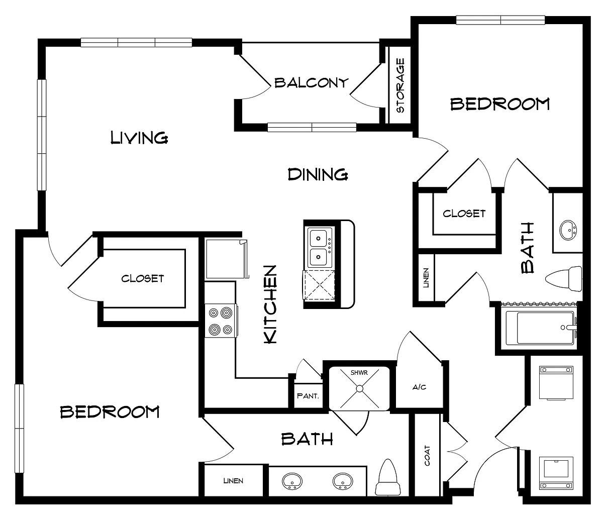 Floor plan B3