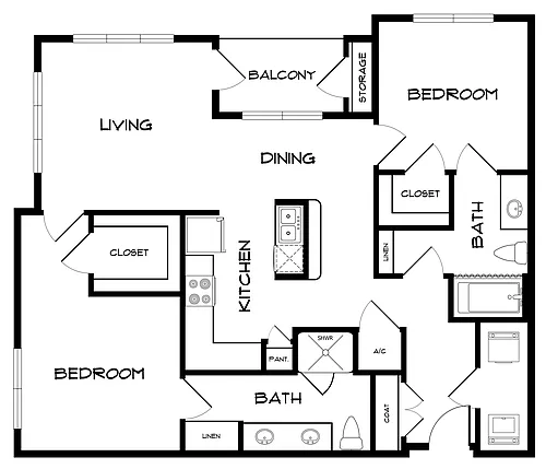 Floor plan B3