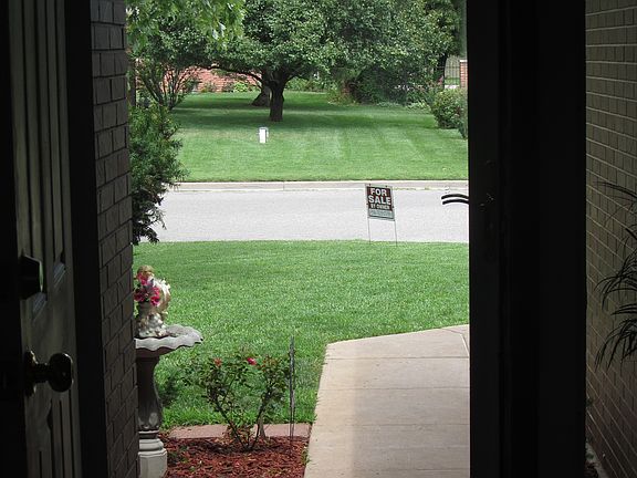 Looking out the front door