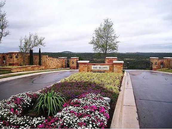 Entrance to "The Bluffs" 