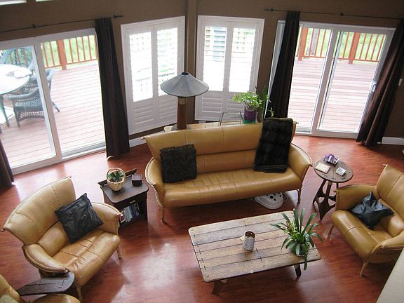 Great Room with Floor to Ceiling Windows