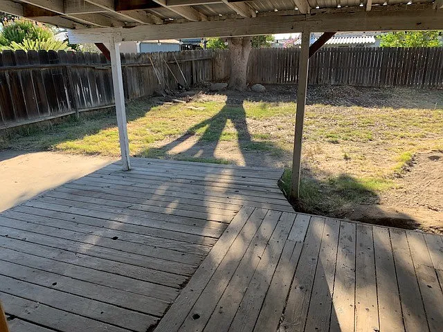 Back patio