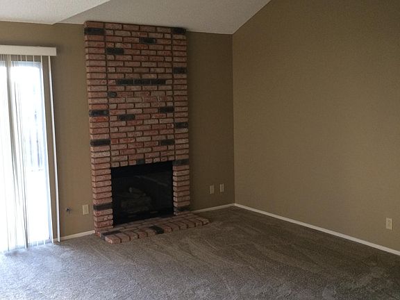 Living room with gas fireplace