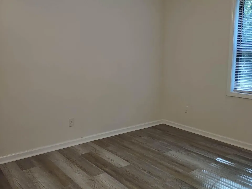 Bedroom with new ceiling fan