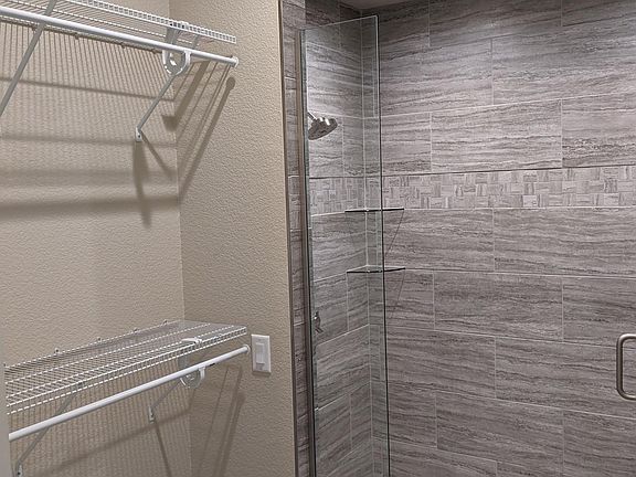 Shower big enough for two.