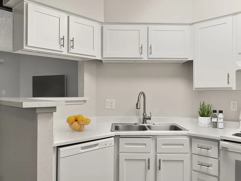 Fully Equipped Kitchen at Hilltop View Apartments