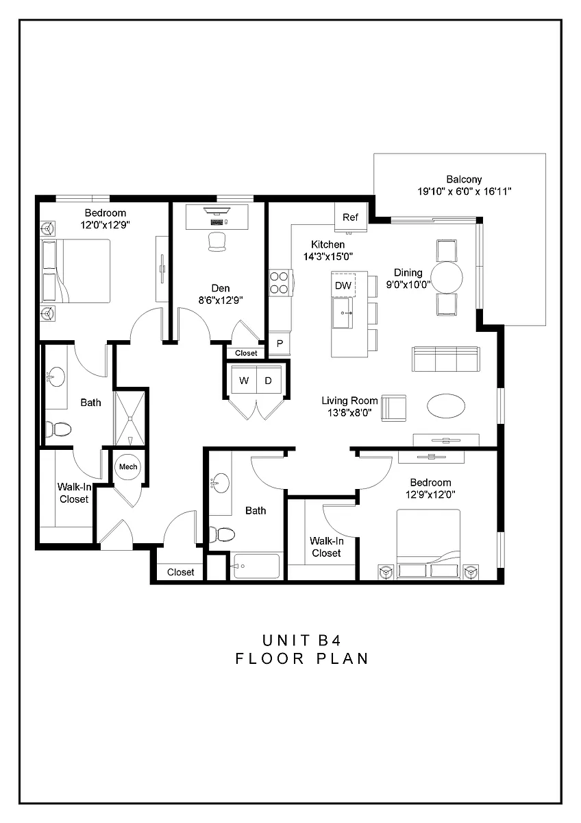Floor plan B2D